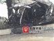 广西小轿车撞隔离栏起火 5人被烧身亡