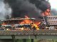 内蒙古大巴车货车相撞起火致6死 现场惨烈